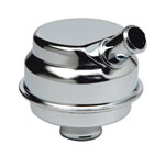 Chrome Breather Cap with Tube