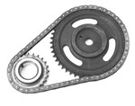 High-Strength Double Roller Chain and Sprockets - 1 Bolt Mount